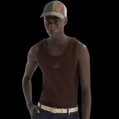 Casquette de baseball FENDI coton lin FF multicolore patchwork