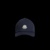 Casquette Moncler x Mercedes-Benz By NIGO gabardine coton bleu marine