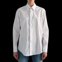 Chemise BARBARA BUI manche longue popeline coton blanc