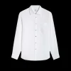 Chemise BERLUTI manche longue Lin blanc poche Scritto