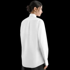 Chemise DOLCE & GABBANA en popeline de coton incrustation dentelle