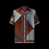 Chemise Hawaïenne DOLCE & GABBANA sergé de soie imprimé multicolore