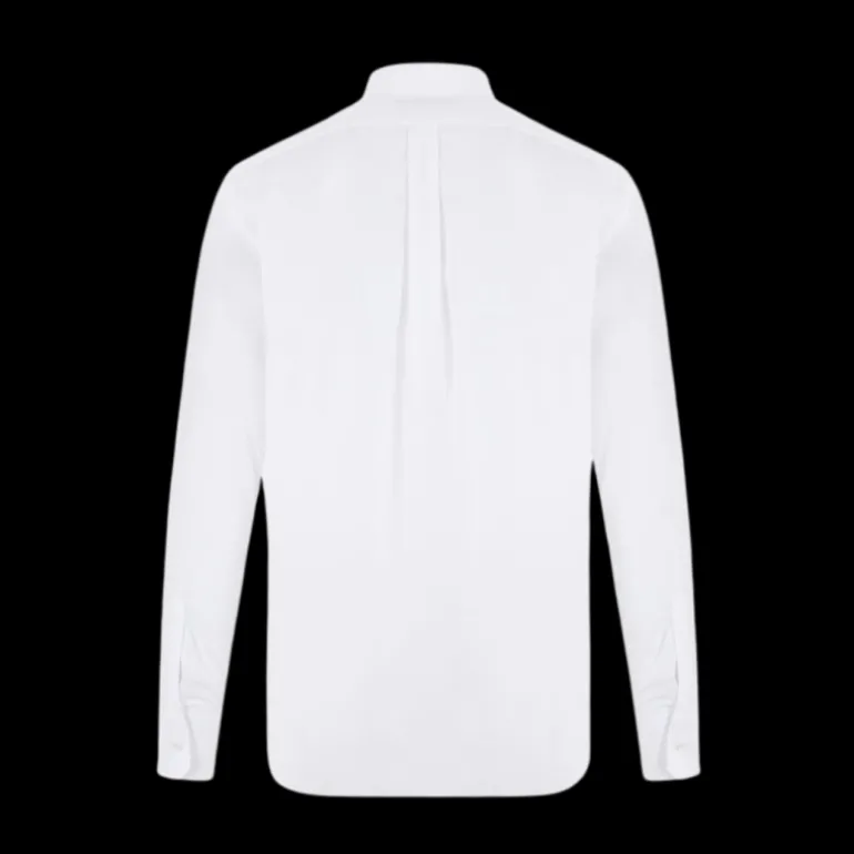 Chemise manche longue DOLCE & GABBANA Martini coton blanc col Kent