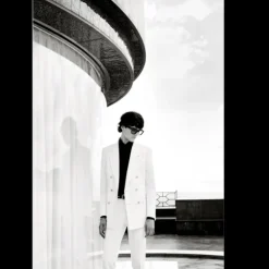 Chemise TOM FORD col italien popeline soie noire