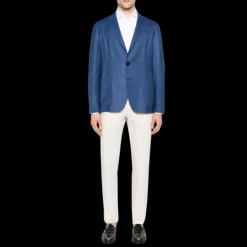 Chemise ZEGNA manche longue col italien popeline coton blanc