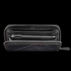 Compagnon FENDI Shadow cuir noir FF diagonal