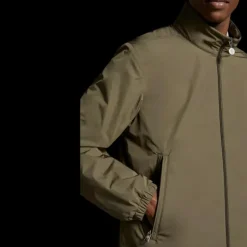 Coupe vent MONCLER ruinette kaki bande manches