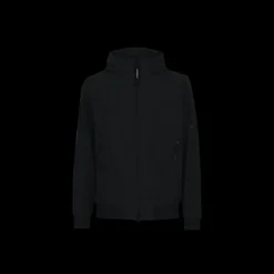 CP COMPANY Veste à capuche CP Shell-R nylonnoir poche lentille
