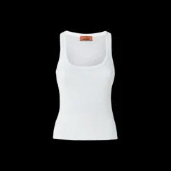 Débardeur MISSONI lamé de viscose argent