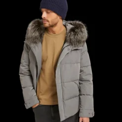 DDOUNE GRIS CLAIR COL RENARD GRIS