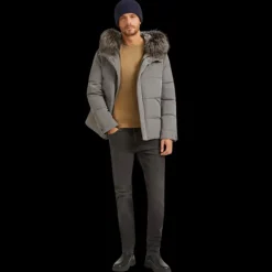 DDOUNE GRIS CLAIR COL RENARD GRIS