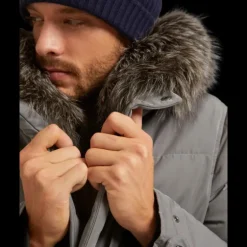 DDOUNE GRIS CLAIR COL RENARD GRIS