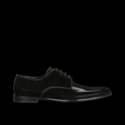 Derbies DOLCE & GABBANA Raffaello cuir veau brossé noir brillant