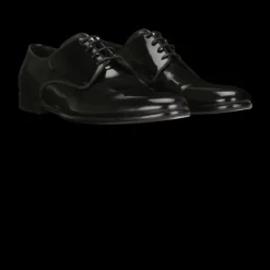 Derbies DOLCE & GABBANA Raffaello cuir veau brossé noir brillant