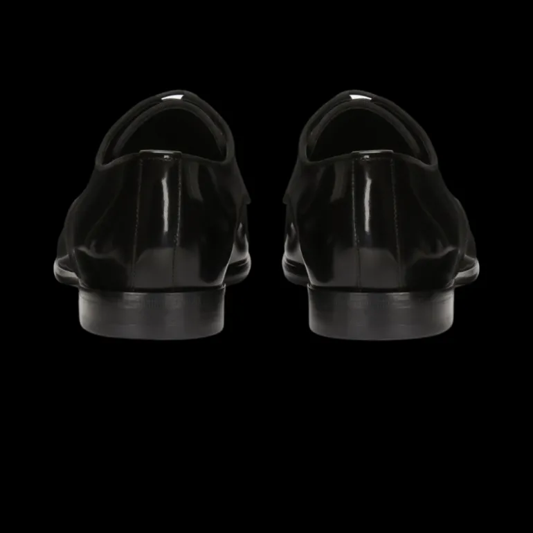 Derbies DOLCE & GABBANA Raffaello cuir veau brossé noir brillant