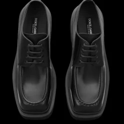 DOLCE & GABBANA Chaussures derbies City Trek cuir veau brossé noir