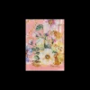 DOLCE & GABBANA Foulard carré cachemire soie imprimé floral rose