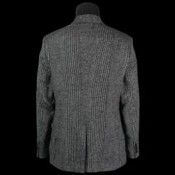 DOLCE &GABBANA Veste Blazer laine Noir Gris Réédition Gilet maille col zippé