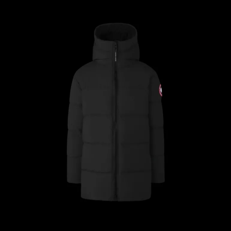 Doudoune à capuche CANADA GOOSE Lawrence nylon noir mat