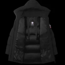 Doudoune à capuche CANADA GOOSE Lawrence nylon noir mat