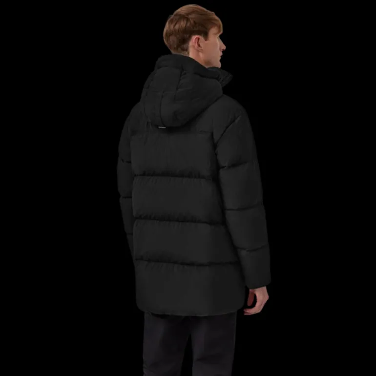 Doudoune à capuche CANADA GOOSE Lawrence nylon noir mat