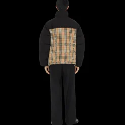Doudoune BURBERRY Oakmere réversible noir check archives beige