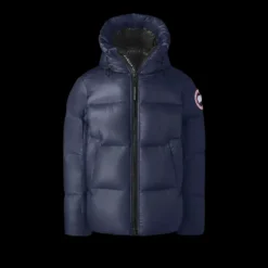 Doudoune CANADA GOOSE Crofton Puffer capuche nylon Rip stop bleu marine