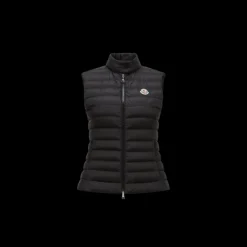 Doudoune sans manches MONCLER Igens gilet nylon noir mat