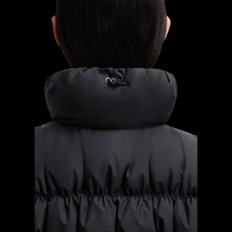 Doudoune sans manches MONCLER Apriate gilet nylon noir mat