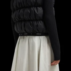 Doudoune sans manches MONCLER Apriate gilet nylon noir mat