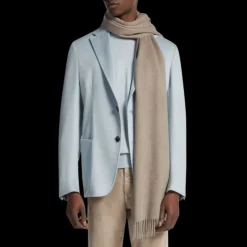 Echarpe  ZEGNA Cachemire beige franges