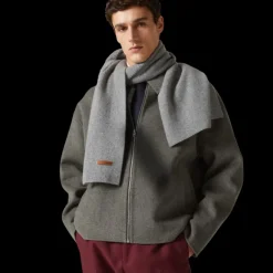 Echarpe ZEGNA cachemire grise