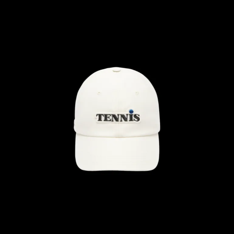 Fashion Show LACOSTE Casquette laine mélangée blanc patch Tennis