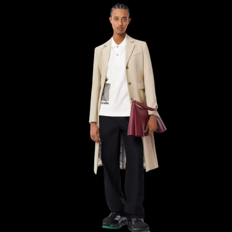 Fashion Show Polo coton blanc broderie crocodile photo Tennis