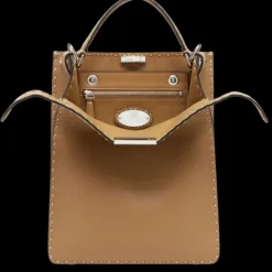 FENDI Peekaboo ISeeU X-Lite Small Sac cuir Selleria beige