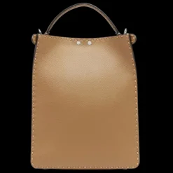 FENDI Peekaboo ISeeU X-Lite Small Sac cuir Selleria beige