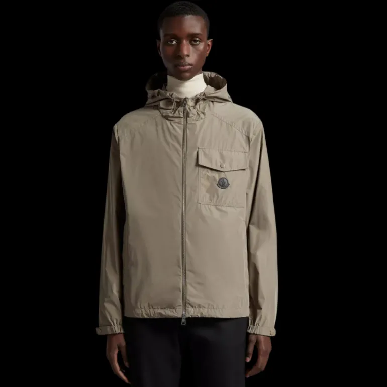 fuyue TAUPE LOGO POIT CUIR