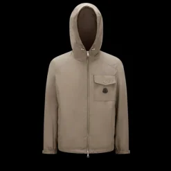 fuyue TAUPE LOGO POIT CUIR