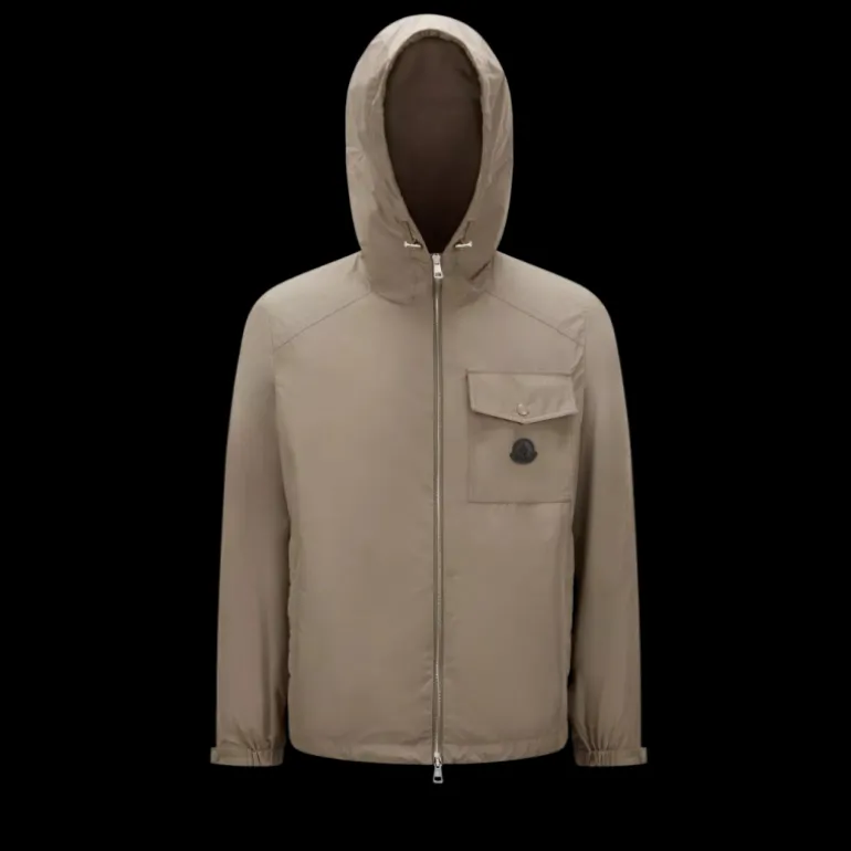 fuyue TAUPE LOGO POIT CUIR