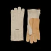 Gants ZEGNA Oasi Cashmere beige paume cuir