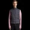 Gilet doudoune fine sans manches MONCLER Lechtal nylon noir