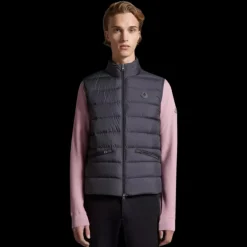 Gilet doudoune fine sans manches MONCLER Lechtal nylon noir