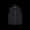Gilet sans manche STONE ISLAND doudoune nylon noir mat