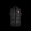 Gilet sans manches CANADA GOOSE bi matière laine mérinos noir HyBridge®
