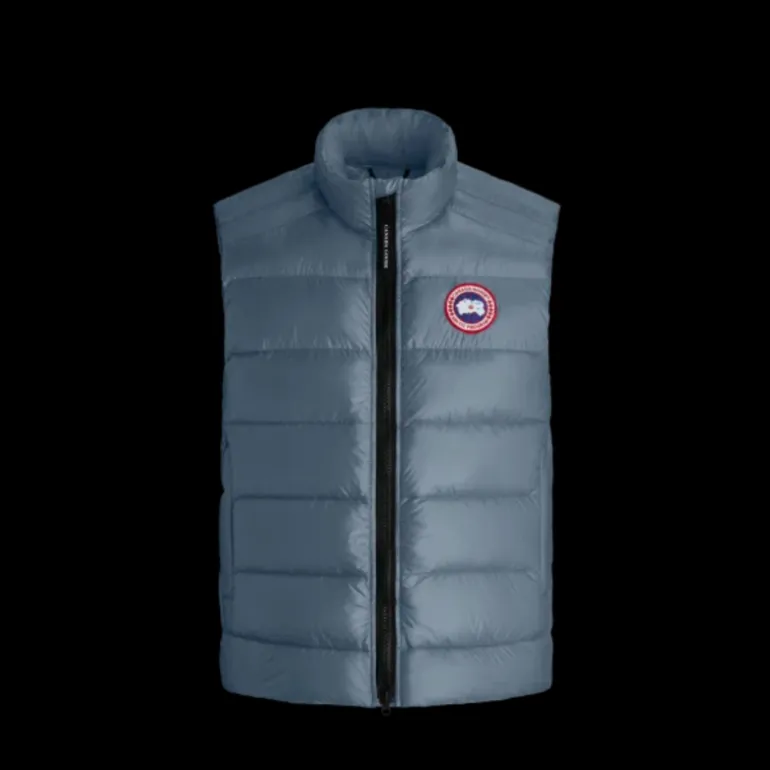 Gilet sans manches CANADA GOOSE Crofton doudoune nylon bleu glacier