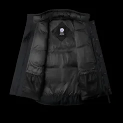 Gilet sans manches CANADA GOOSE Garson laine Flanelle Gris Carbone chiné