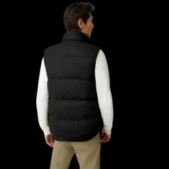 Gilet sans manches CANADA GOOSE Garson laine Flanelle Gris Carbone chiné