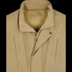 Gilet sans manches STONE ISLAND Ghost coton Primaloft camel