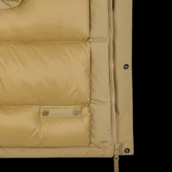 Gilet sans manches STONE ISLAND Ghost coton Primaloft camel