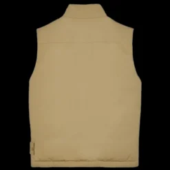 Gilet sans manches STONE ISLAND Ghost coton Primaloft camel